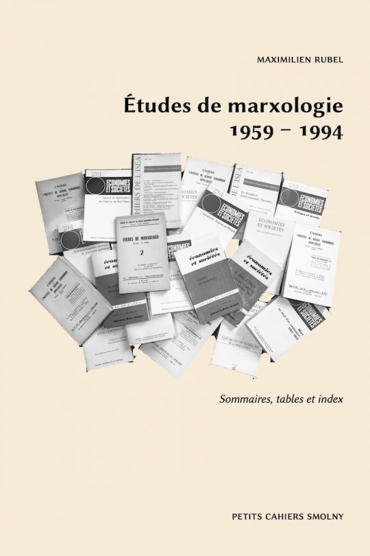 Études de marxologie