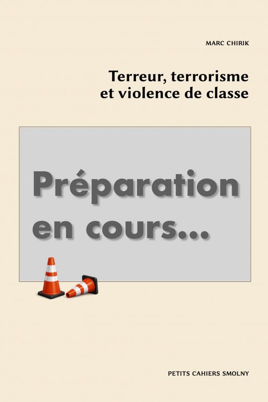 Terreur, terrorisme et violence de classe